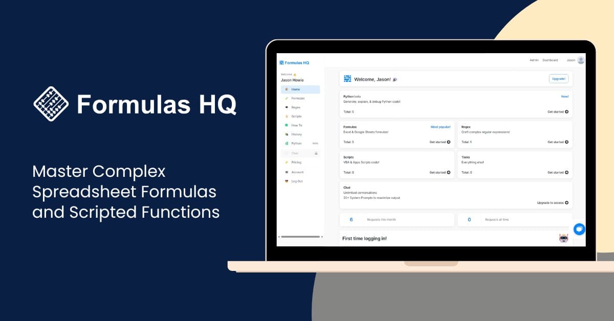 FormulasHQ: master complex spreadsheet formulas and scripted functions.